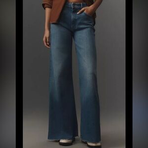 Banana Republic Premium Denim High-Rise Wide-Leg Jeans
Size 25 | 31.5” Inseam